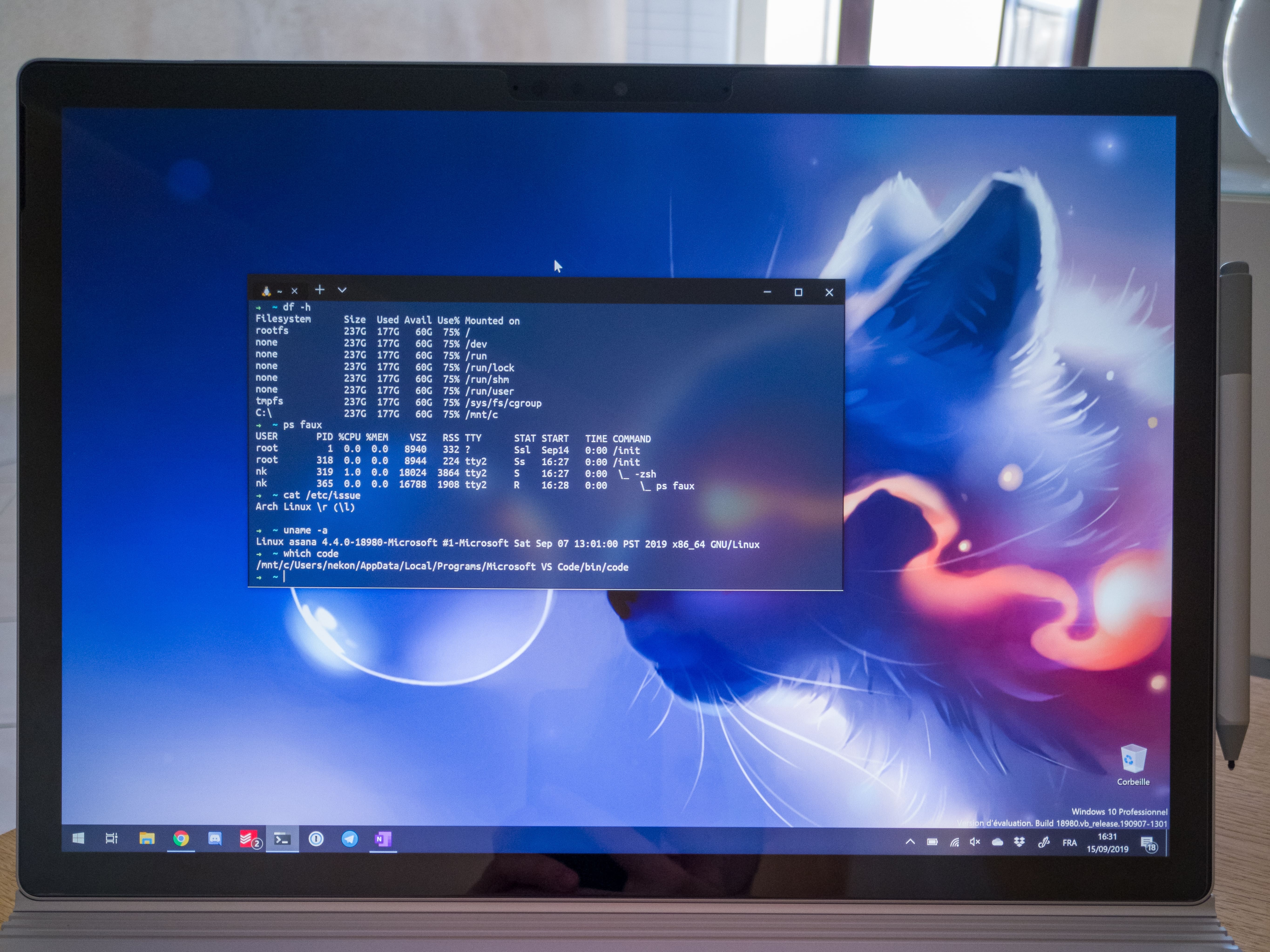 Switching to Windows with WSL